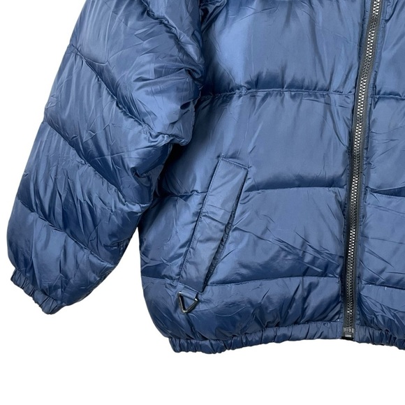 Down Below Black & Navy Reversible Down Filled Puffer Jacket Size XL - Picture 9 of 13